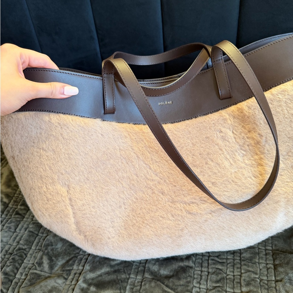 Polène Cyme Tote Bag in limited edition Alpaca - Picture 10 of 12